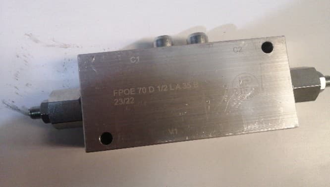 FPOE 70 D 1/2 LA 35 B İKİZ YÜK TUTMA VALFİ