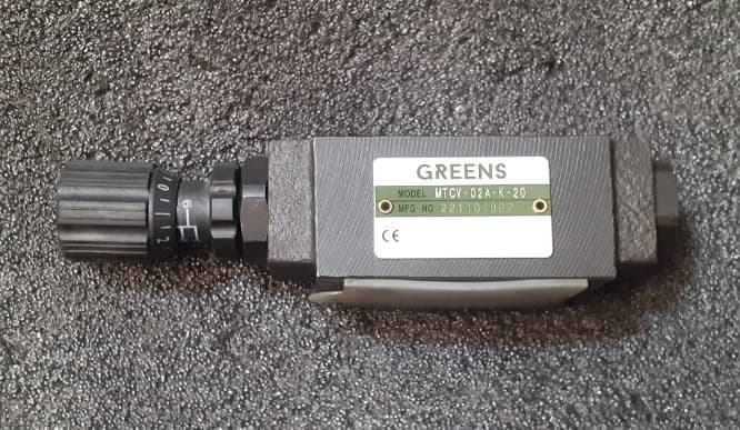 SINGLE PRESSURE REGULATION VALVE