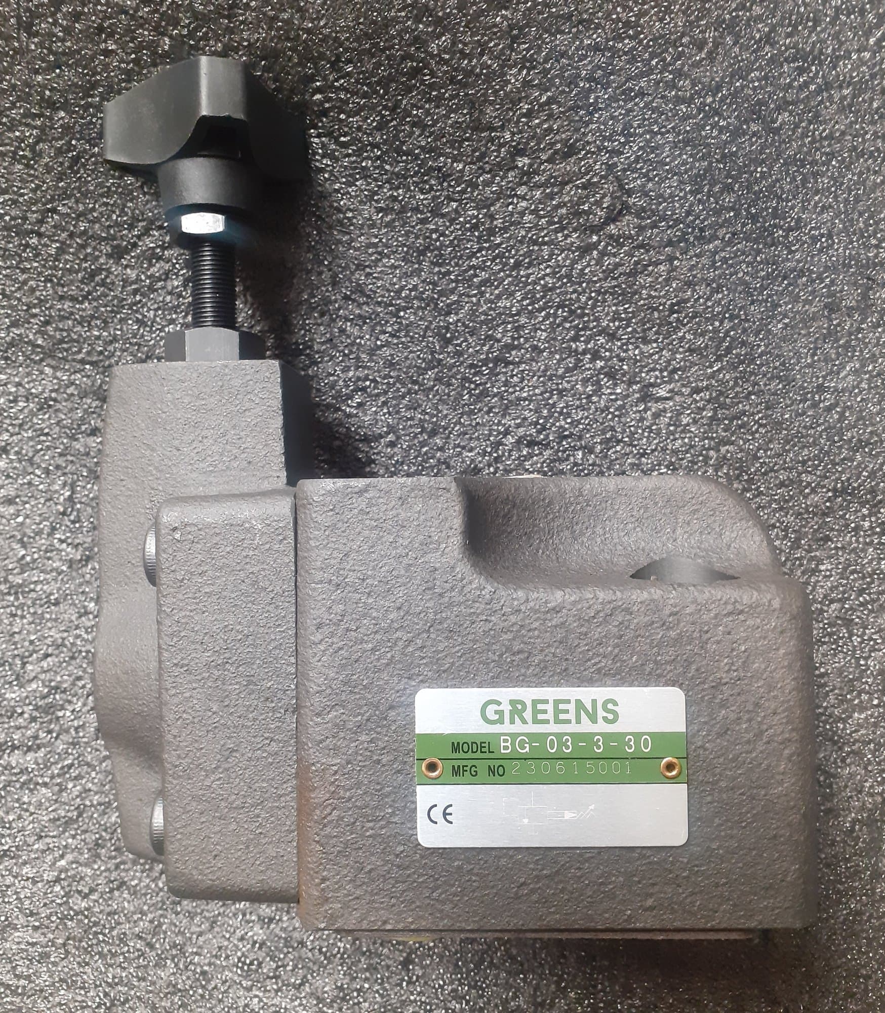 BG-03-3-30 RELIEF VALVE