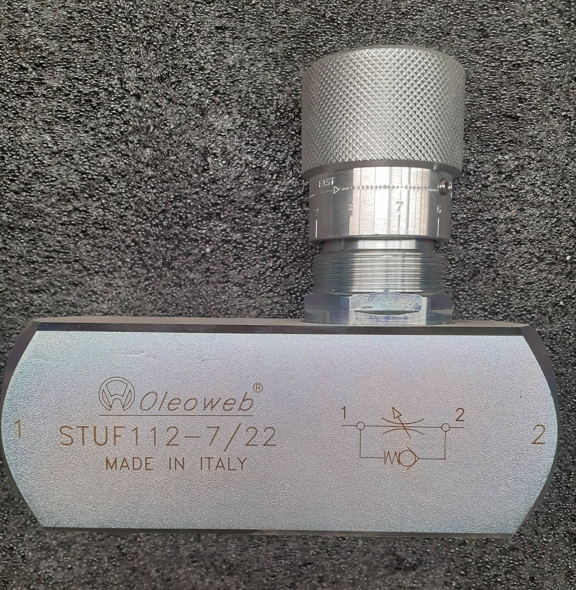 STUF112 1 1/2 ÇEKLİ HIZ AYAR VALFİ