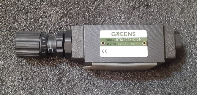 SINGLE PRESSURE REGULATION VALVE