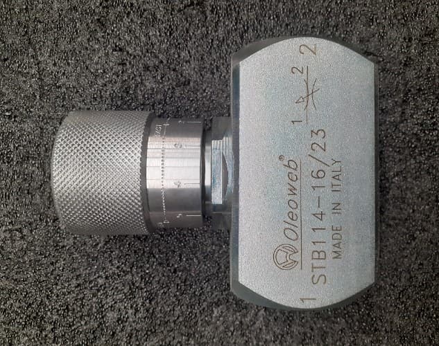 STB114 1 1/4 صمام التحكم في التدفق