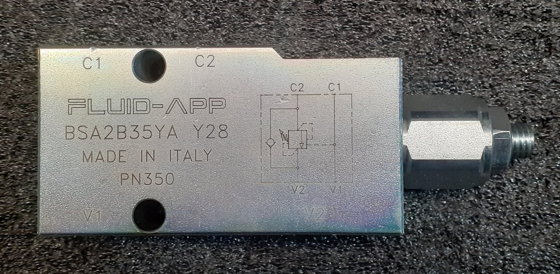 BSA2B35YA 3/8 BSP SINGLE ACTING COUNTERBALANCE VALVE