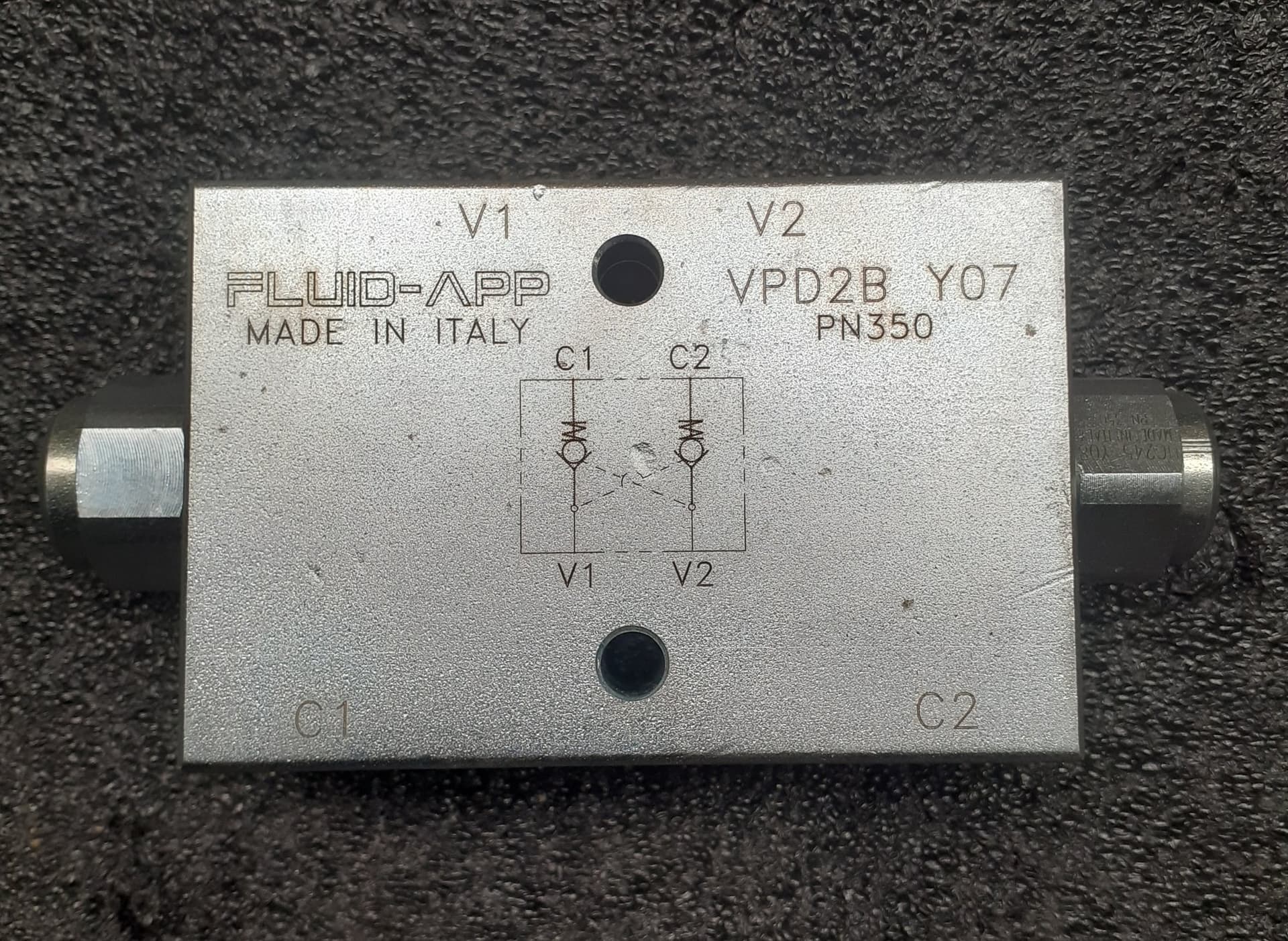 VPD2B 3/8 BSP صمام عدم رجوع طيار مزدوج الفعل